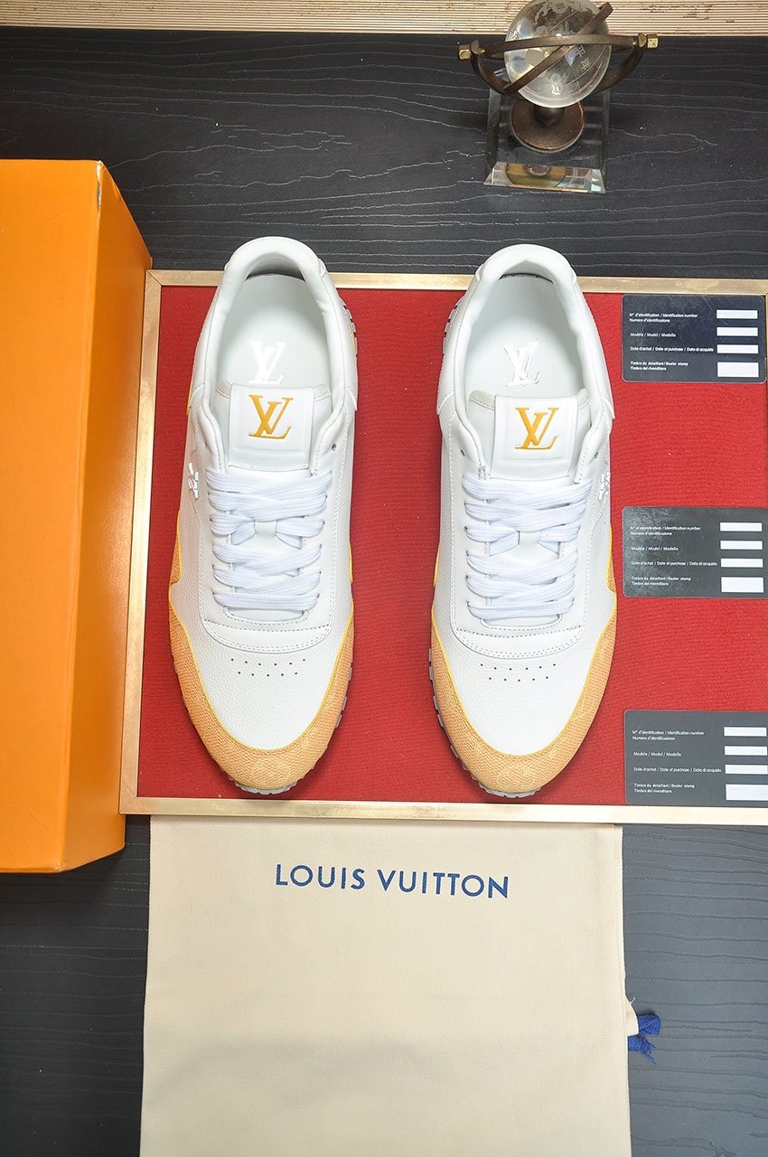 Louis Vuitton Monogram Panel Low-Top Sneakers - Rubber Outsole